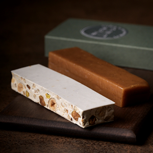 Nougat au sarrasin et caramel à la fleur de sel de Guérande